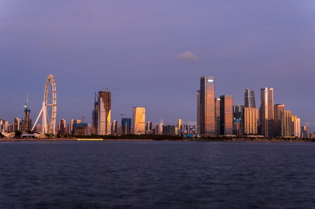 深圳前海黄昏