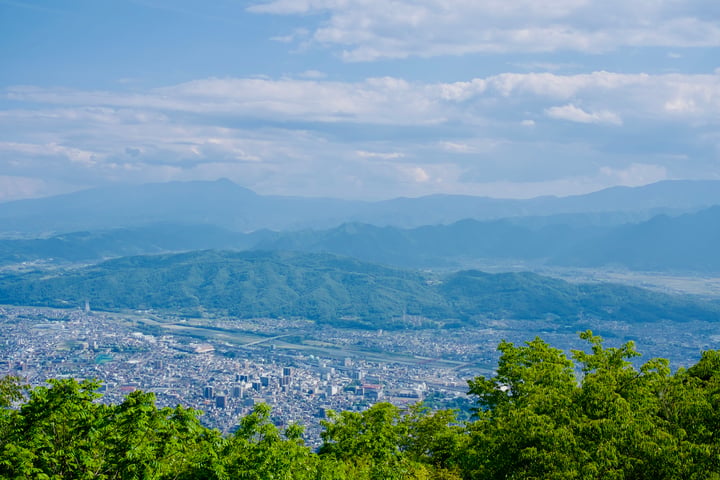 上田城市景观