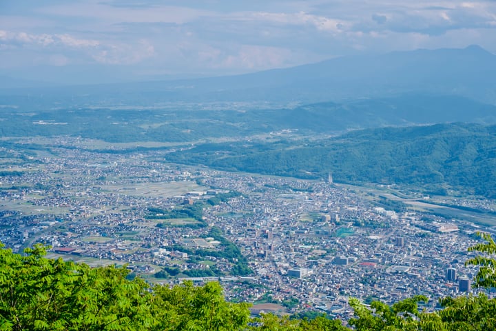 上田城市景观